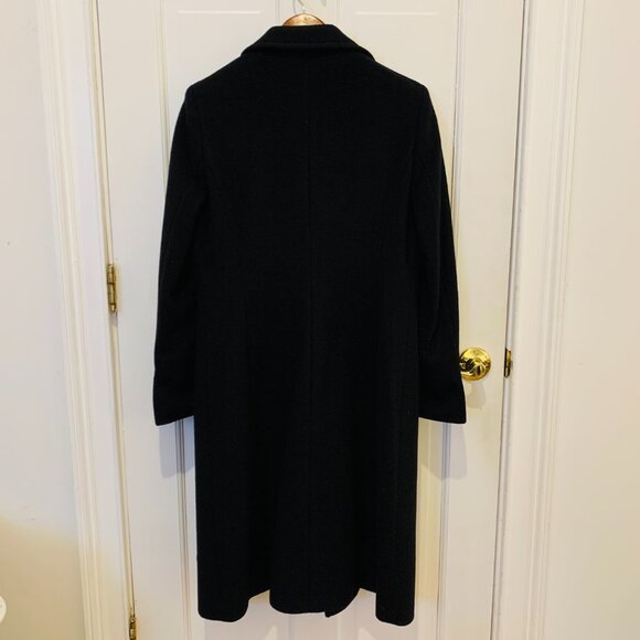 CINZIA ROCCA Black Wool Over Coat SIZE 6 - Picture 3 of 15